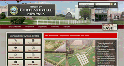 Desktop Screenshot of cortlandville.org
